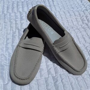 Rothy's Gray Flats Slip-On Loafers